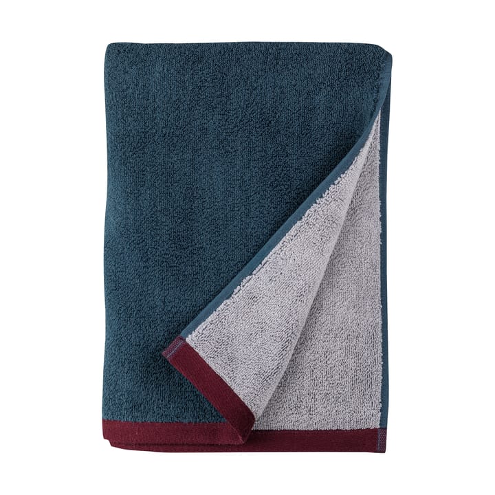 Soft πετσέτα μπάνιου 70x133 cm - Midnight blue-light grey - Mette Ditmer