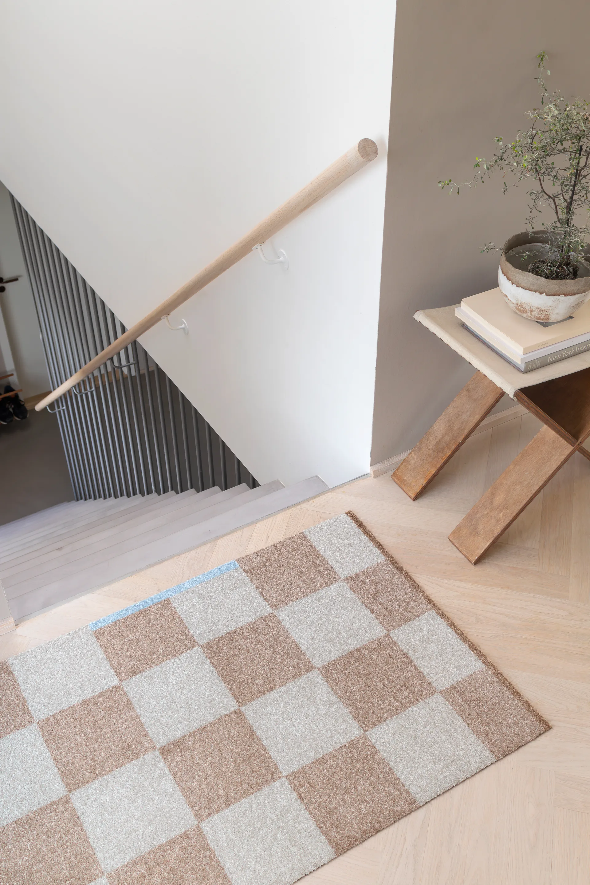 Διαδρόμος Square all-round , Camel, 70x150 cm Mette Ditmer