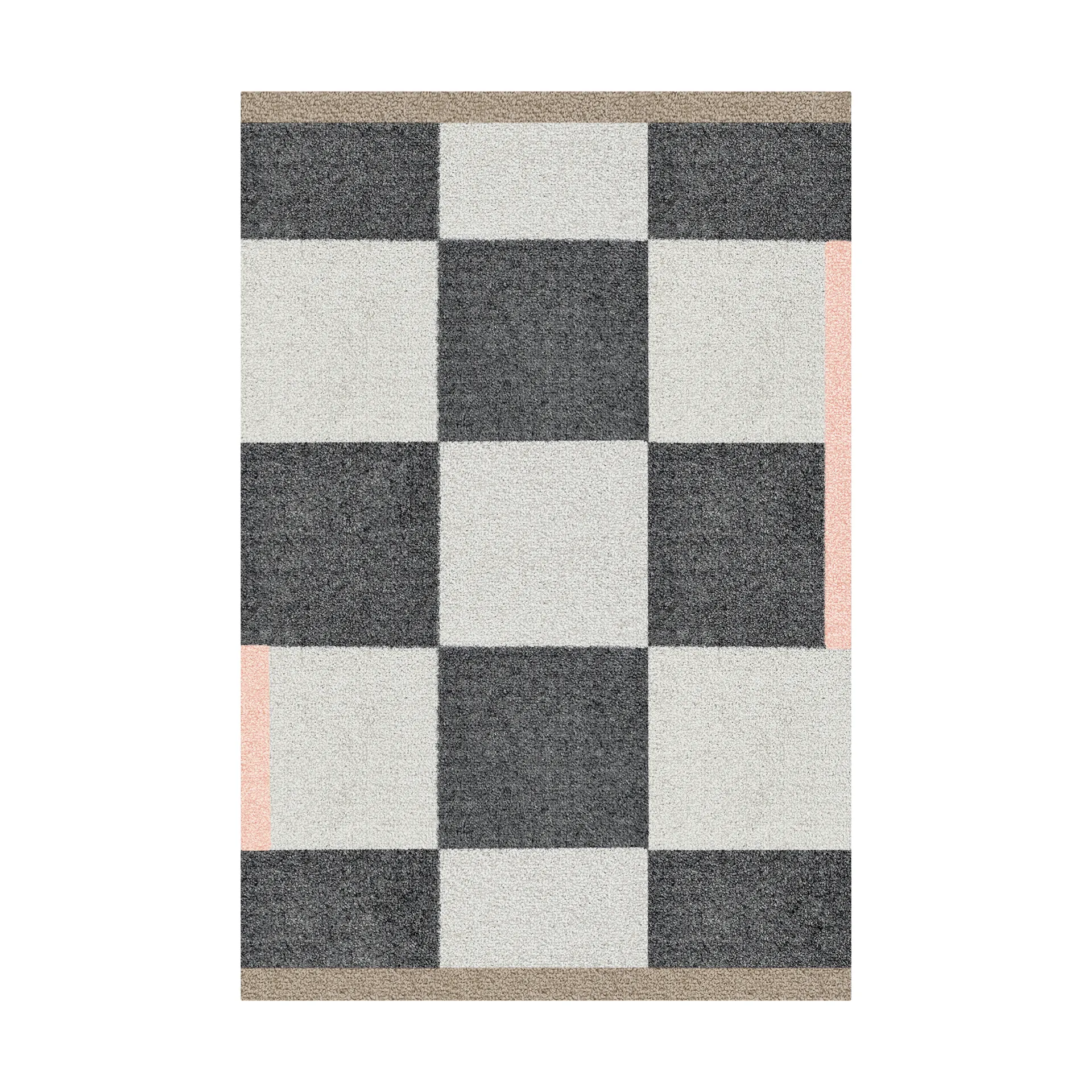 Χαλάκι πόρτας Square all-round, Dark grey, 55x80 cm Mette Ditmer