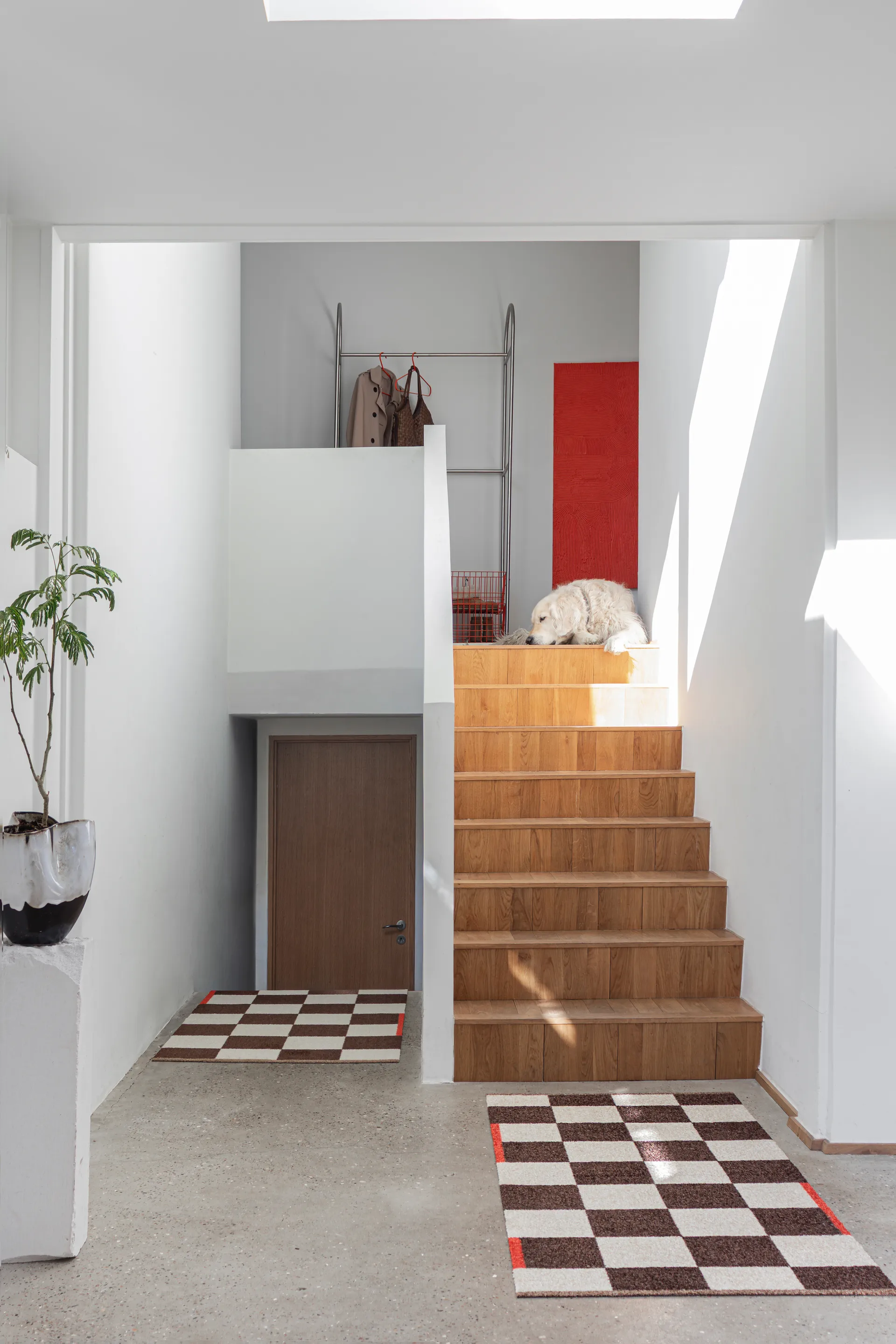 Square all-round χαλί large, Καφέ Mette Ditmer