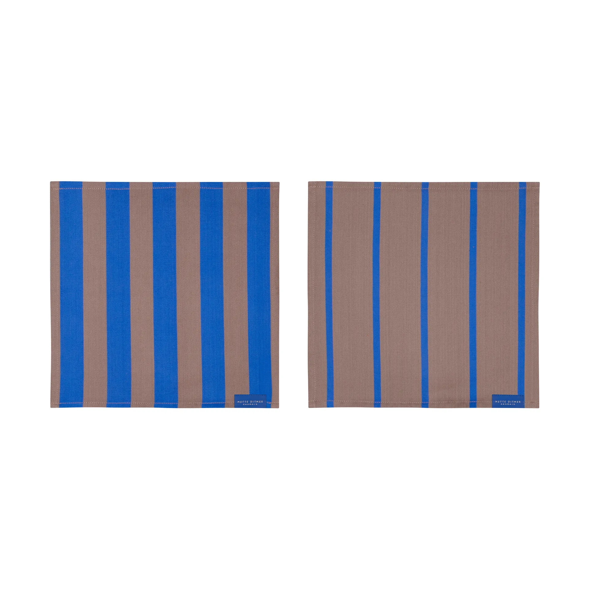 Πανί πιάτων Stripes 33x33 cm σετ 2 τεμαχίων, Blush Mette Ditmer