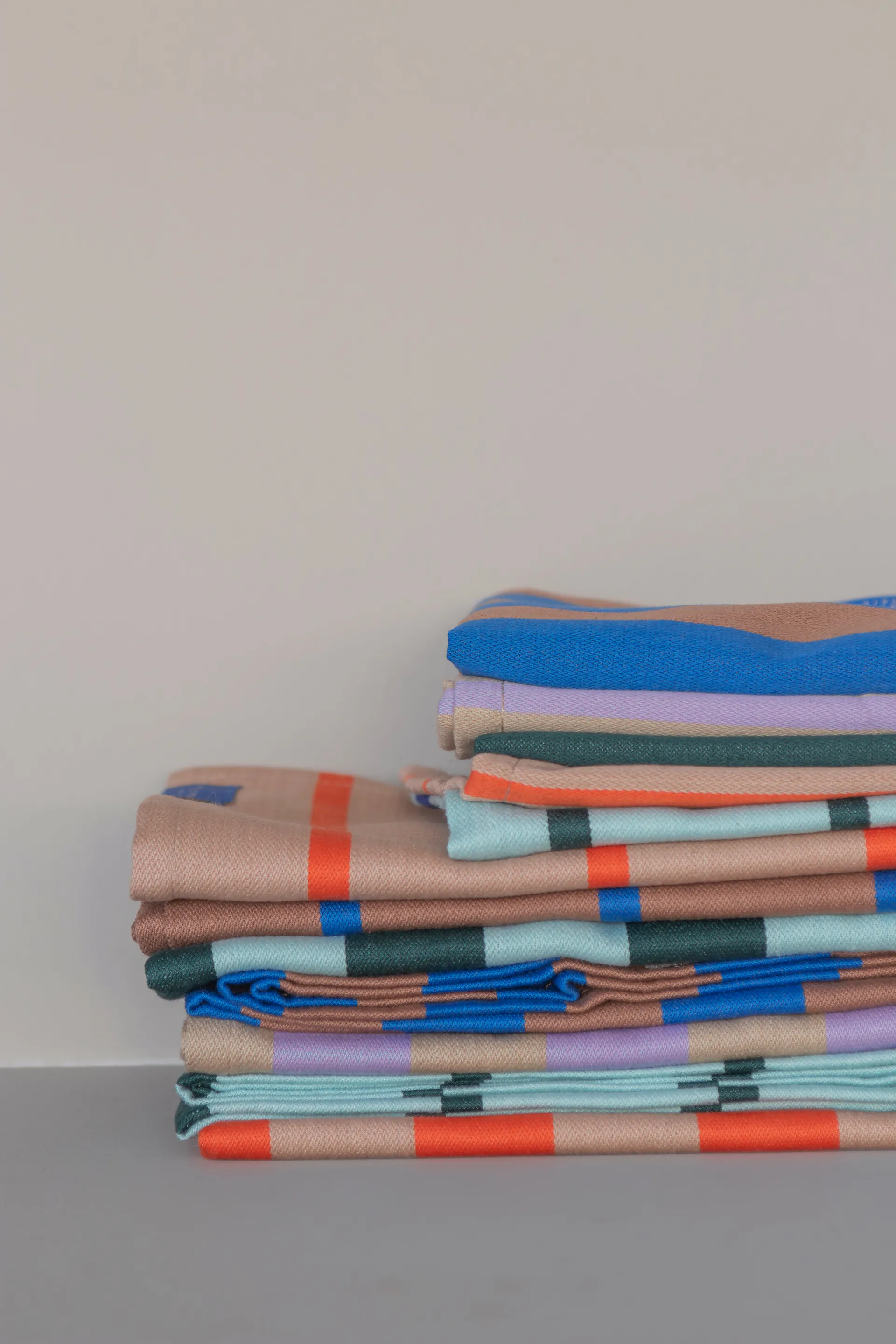 Πανί πιάτων Stripes 33x33 cm σετ 2 τεμαχίων, Blush Mette Ditmer