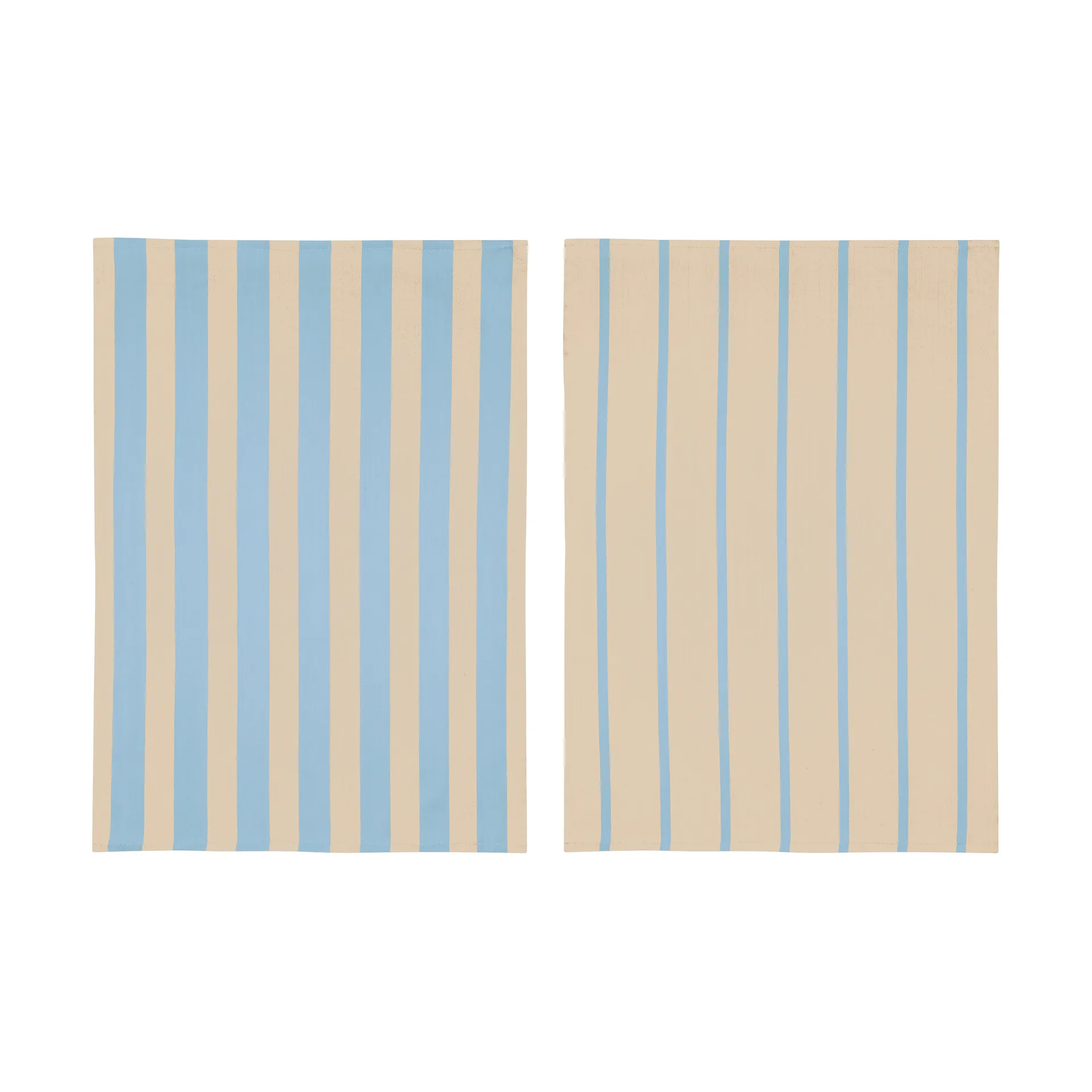 Πετσέτα κουζίνας Stripes 50x70 cm 2-pack, Blue-Beige (μπλε-μπεζ), 50x70 εκ. Mette Ditmer