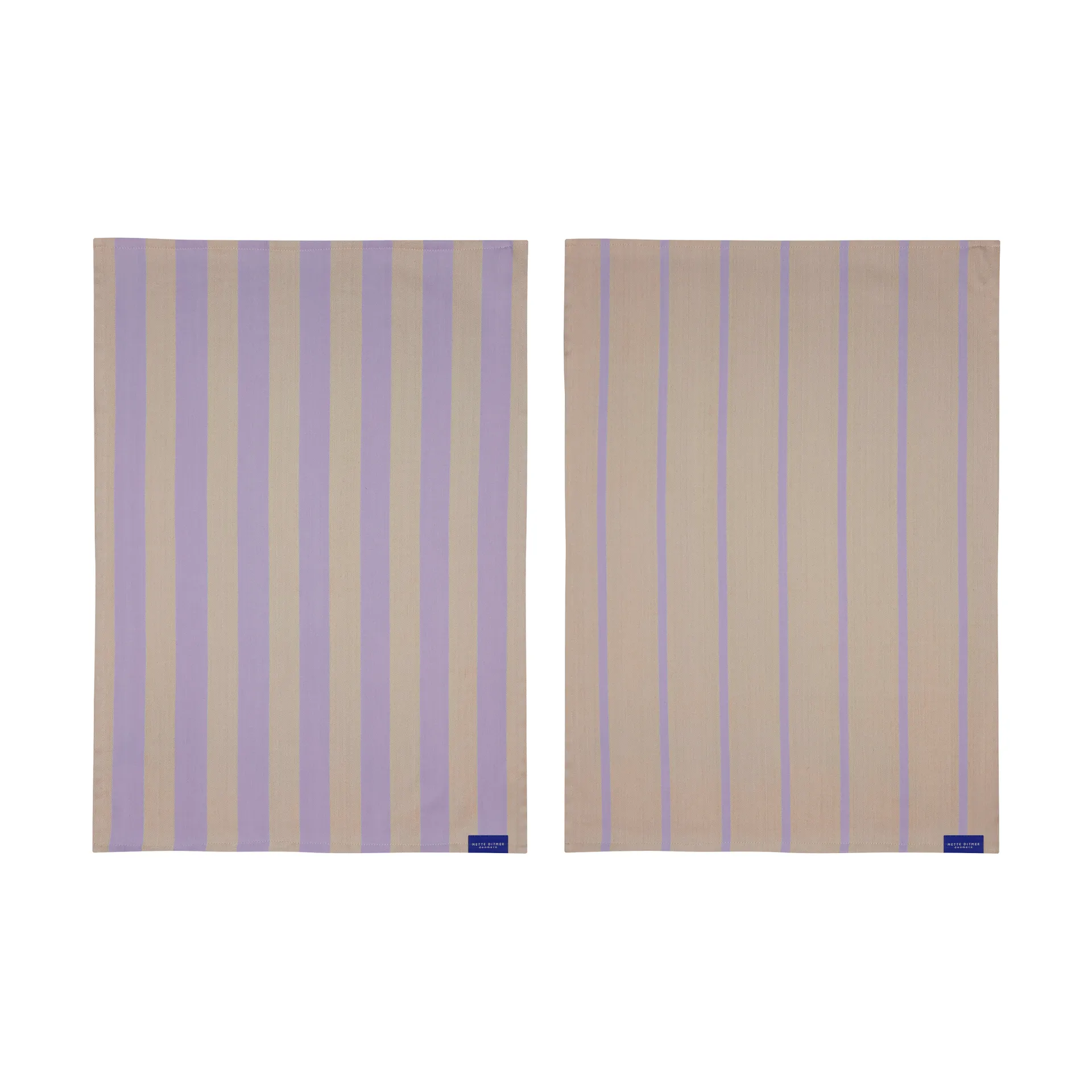 Πετσέτα κουζίνας Stripes 50x70 cm 2-pack, Sand Mette Ditmer