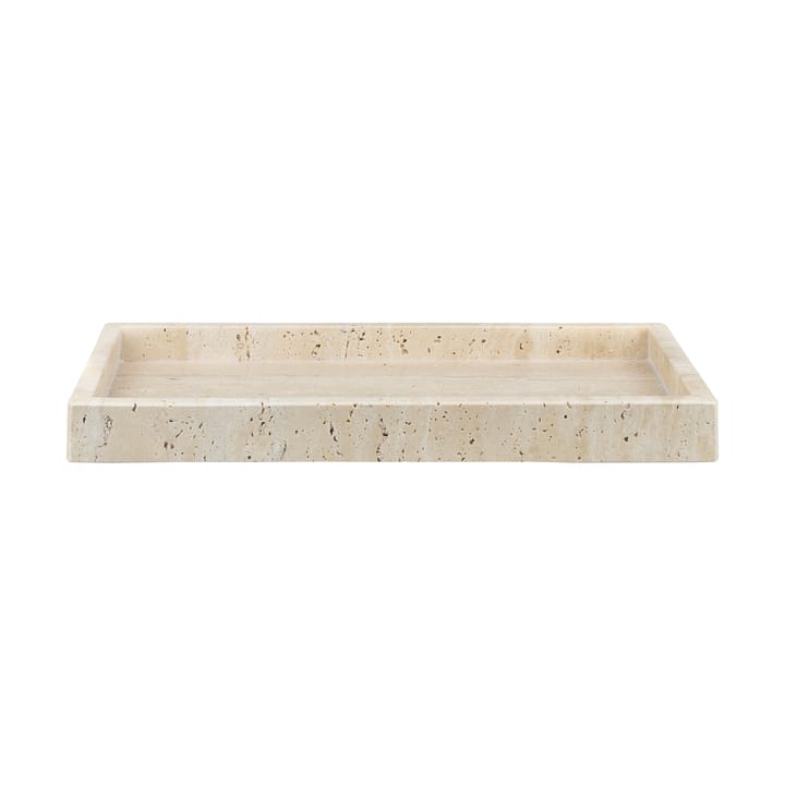 Travertine διακοσμητικός δίσκος 16x31 cm - Λίνο - Mette Ditmer