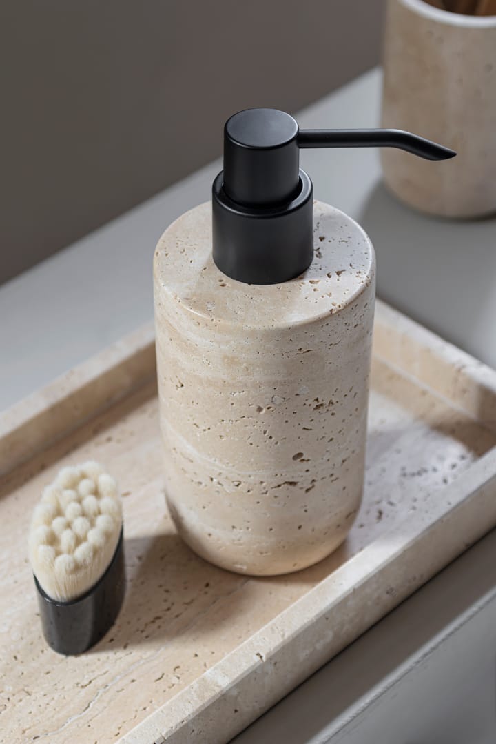 Travertine δοσομετρητής σαπουνιού 17,5 cm, Λίνο Mette Ditmer