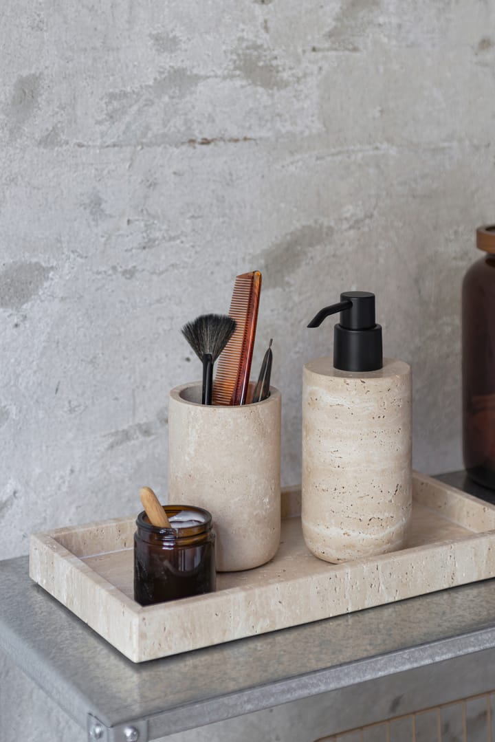 Travertine δοσομετρητής σαπουνιού 17,5 cm, Λίνο Mette Ditmer