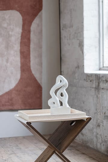 Travertine διακοσμητικός δίσκος 30x40 cm. - Λινό - Mette Ditmer