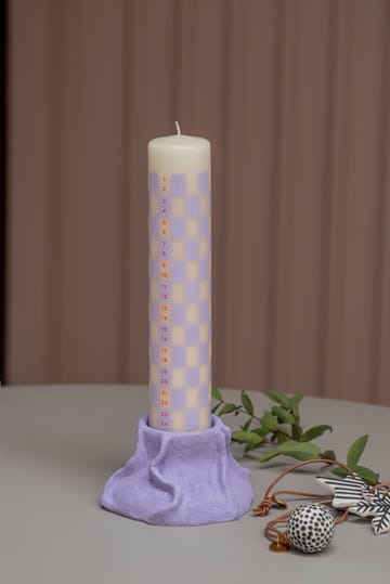 Κερί Twentyfour advent 25 εκ. - Ανοιχτό λιλά - Mette Ditmer