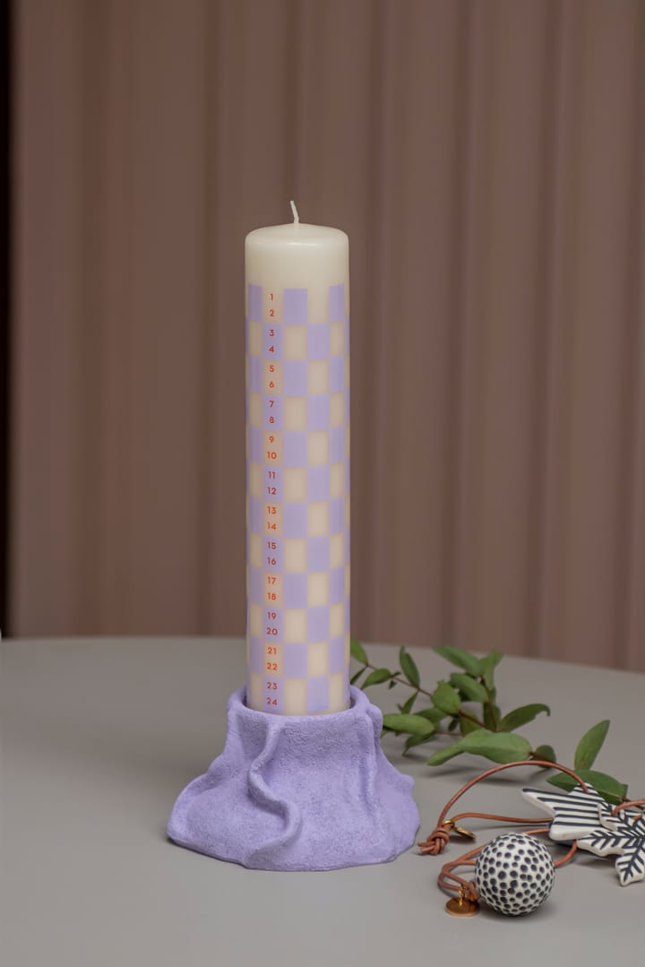 Κερί Twentyfour advent 25 εκ., Ανοιχτό λιλά Mette Ditmer