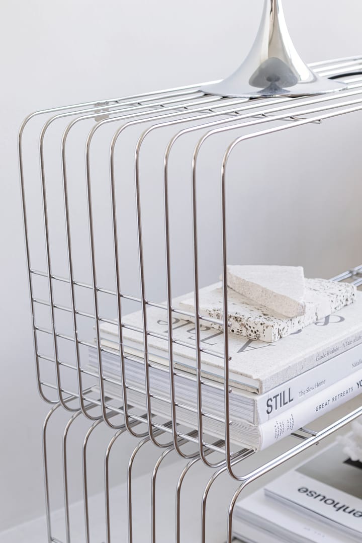 Wire ράφι 31x70x26 cm, Χρώμιο Mette Ditmer