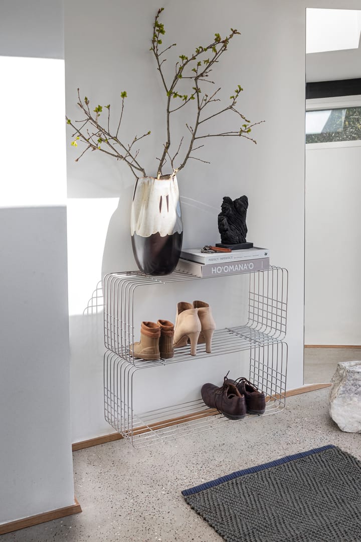Wire ράφι 31x70x26 cm, Χρώμιο Mette Ditmer
