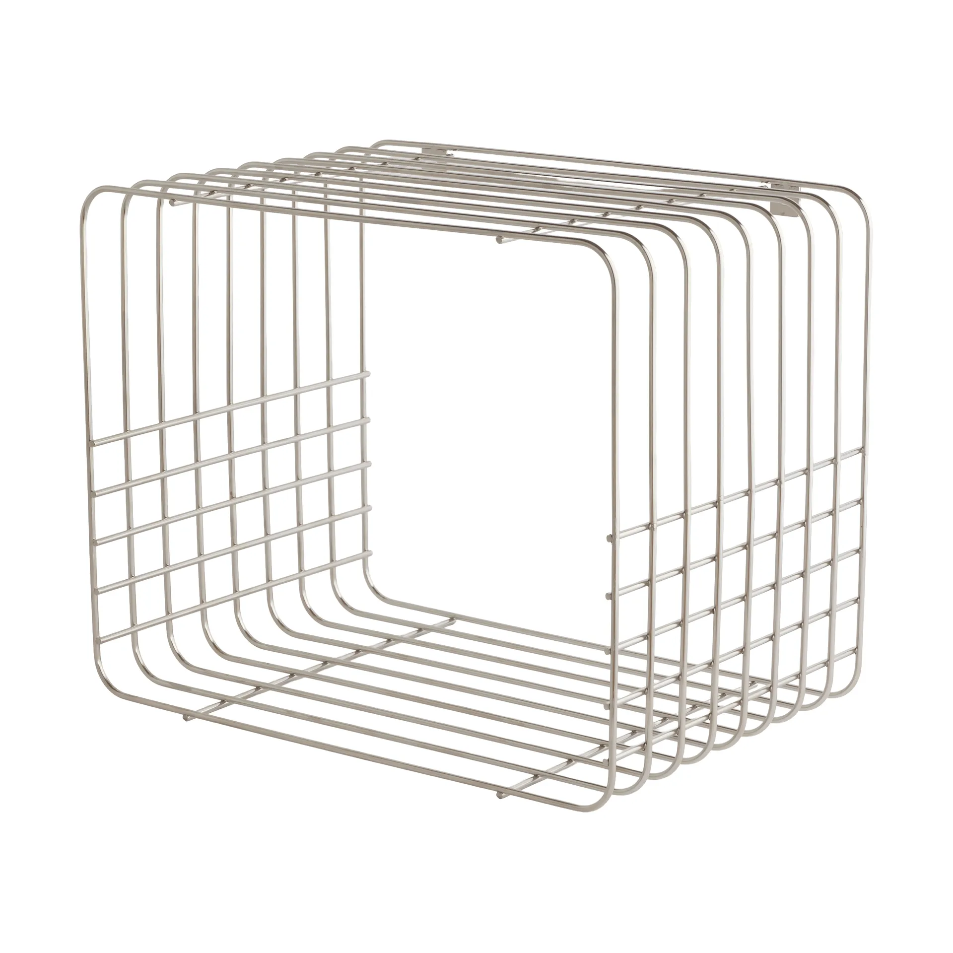 Wire ράφι, Κοντό, chrome, 26x38x30,5 εκ. Mette Ditmer