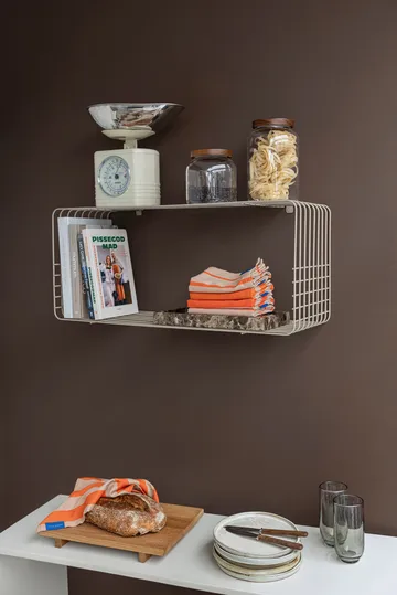 Wire ράφι - Sand, 31x70x26 cm - Mette Ditmer