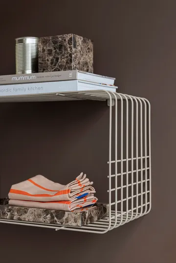 Wire ράφι - Sand, 31x70x26 cm - Mette Ditmer