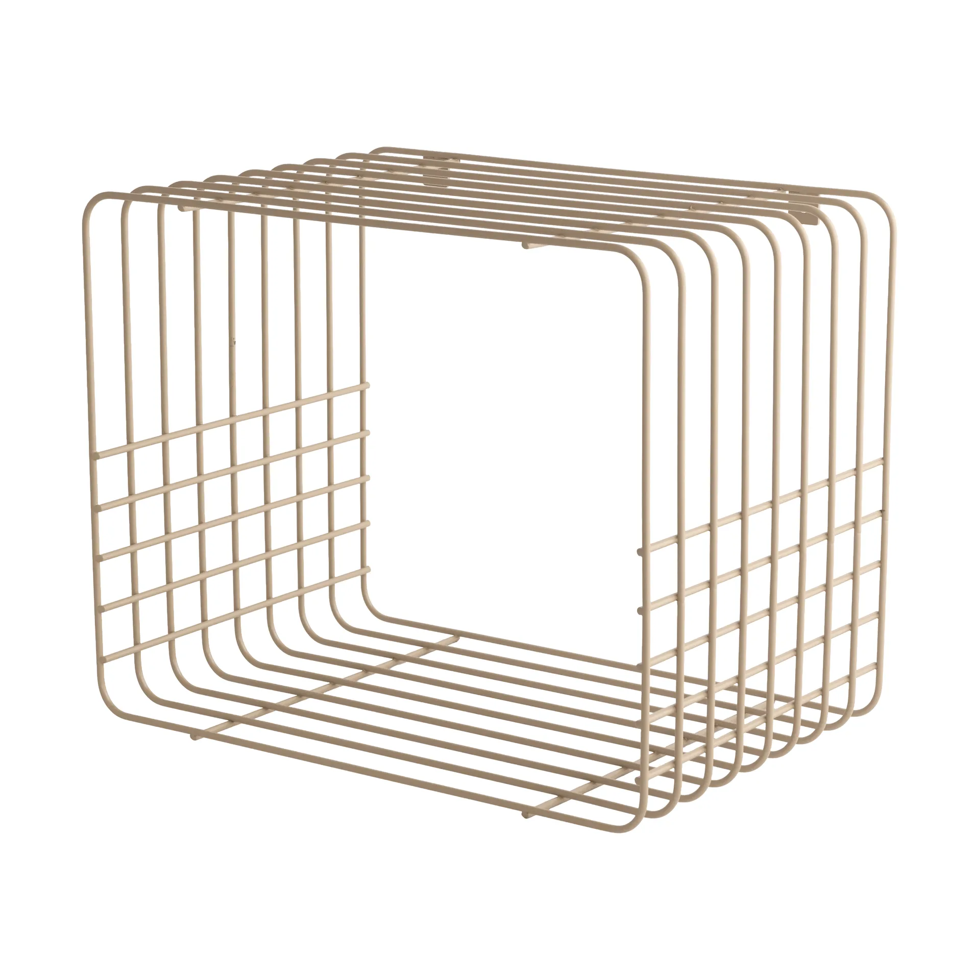 Wire ράφι, Short, μπεζ, 26x38x30,5 εκ. Mette Ditmer