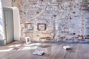Wire ράφι - Short, κόκκινο, 26x38x30,5 εκ. - Mette Ditmer