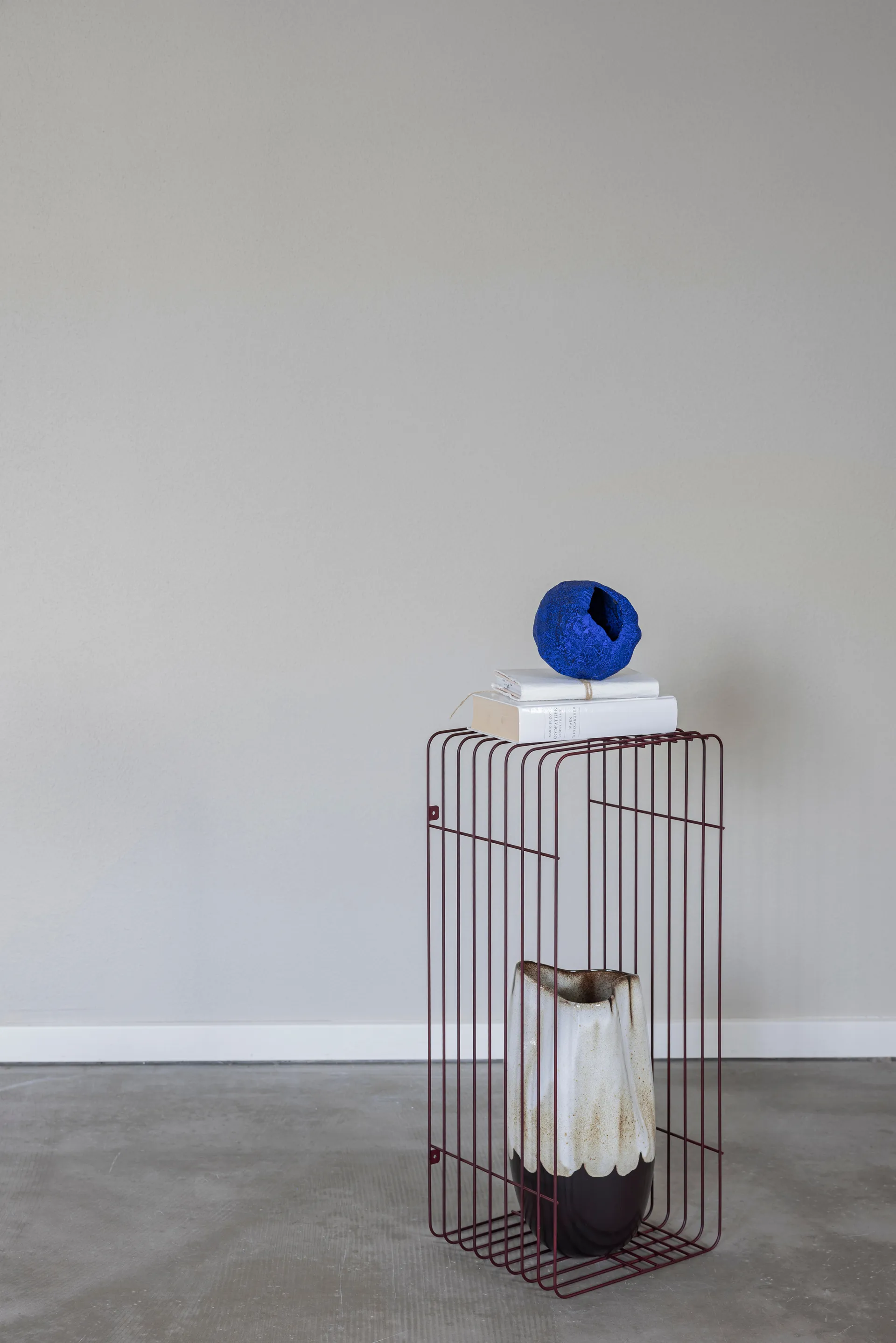 Wire ράφι, Wine, 31x70x26 cm Mette Ditmer