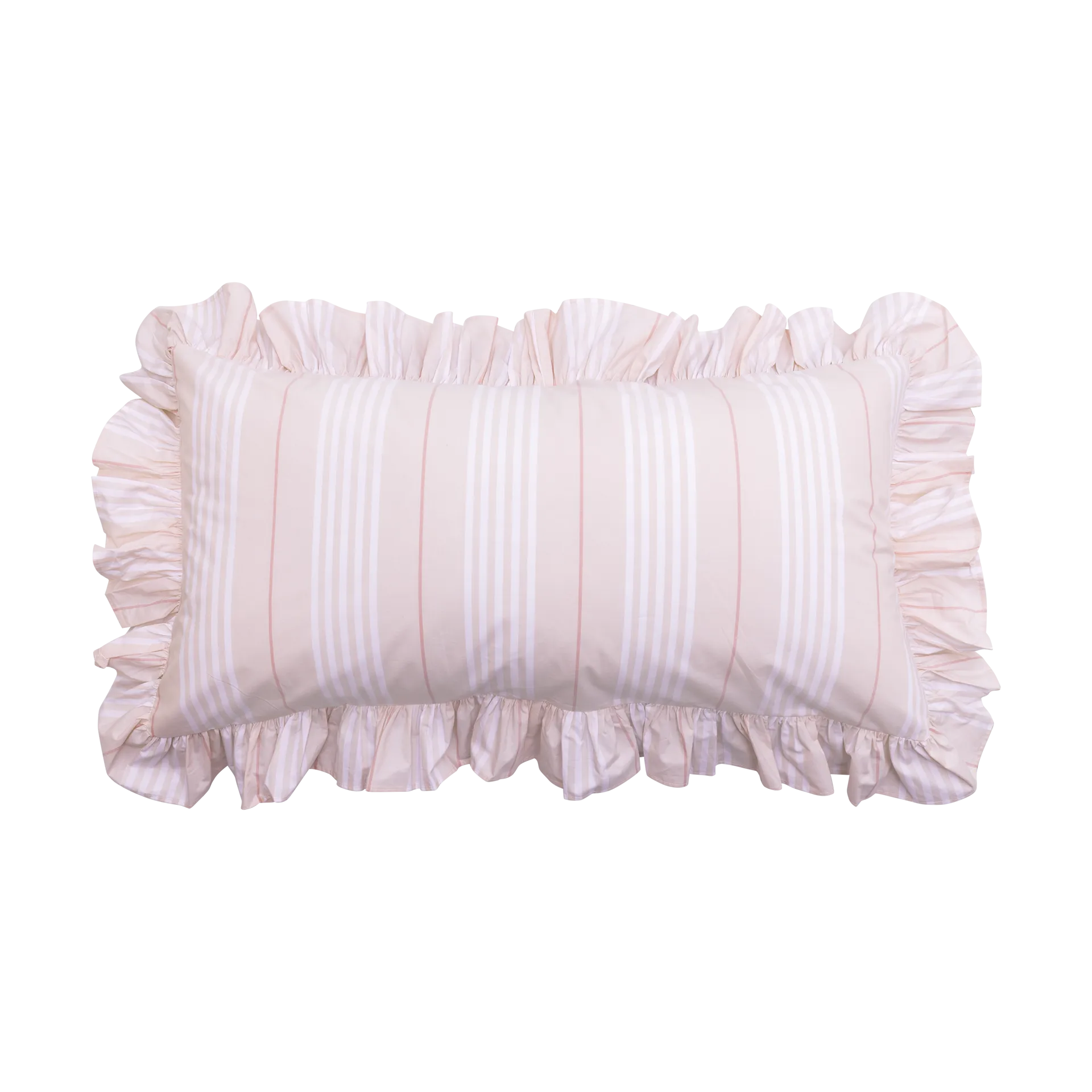 Μαξιλαροθήκη Camicia Balza, Ανοιχτό ροζ, 50x90 εκ. Mille Notti