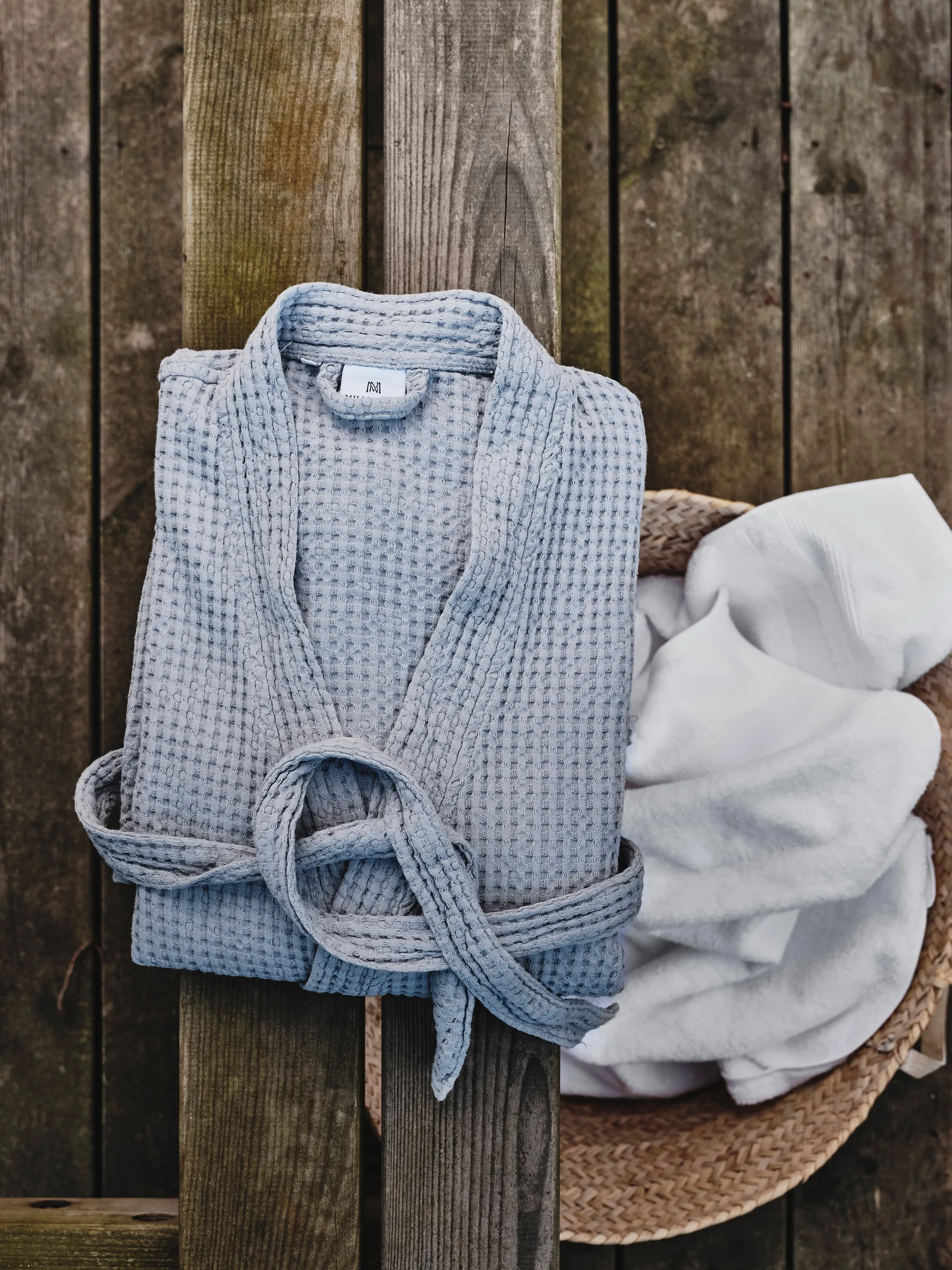 Cialda bath robe EKO, Light blue, S-M Mille Notti