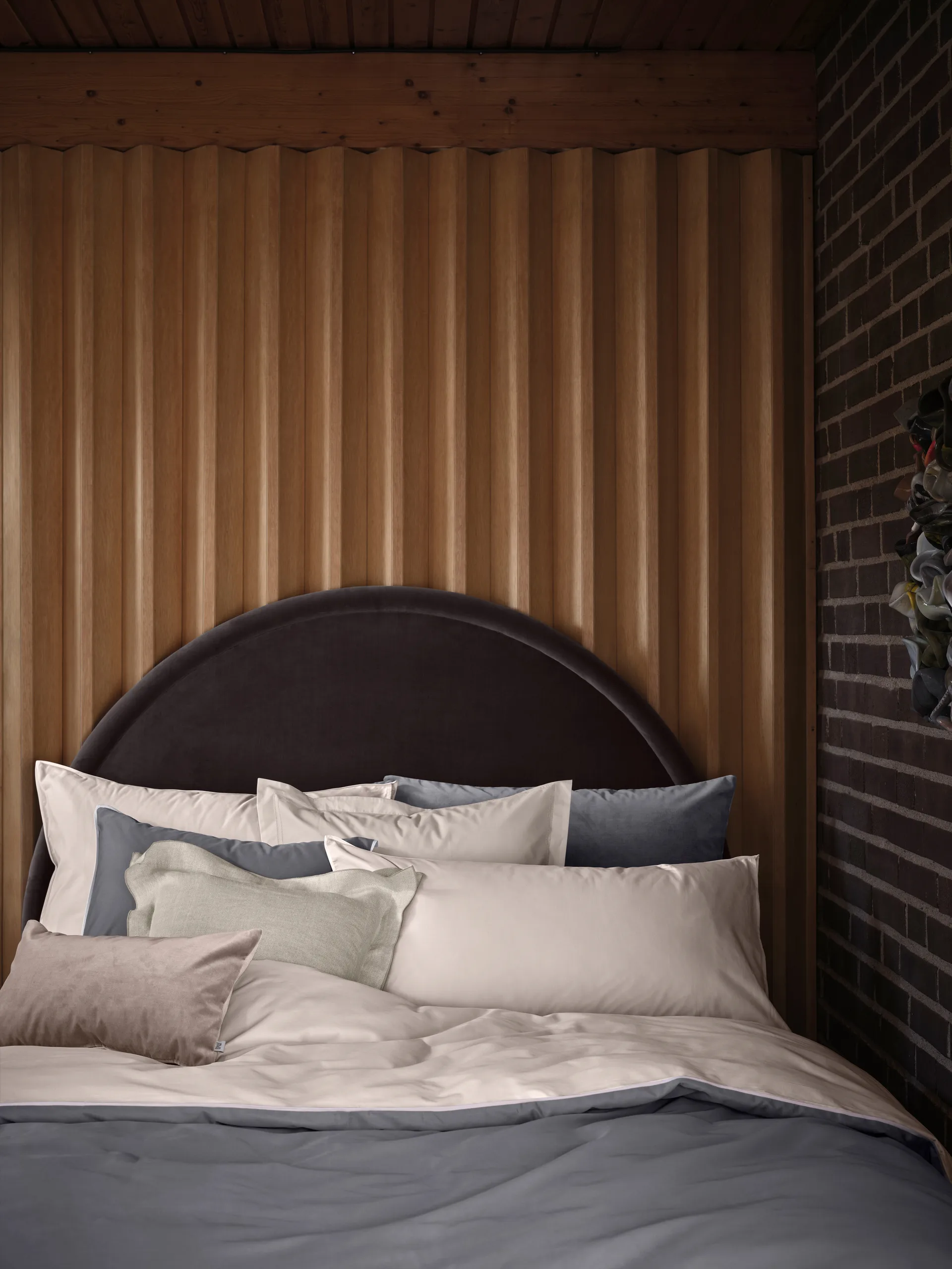 Duetto παπλωματοθήκη, γκρι, 150x210 εκατοστά Mille Notti