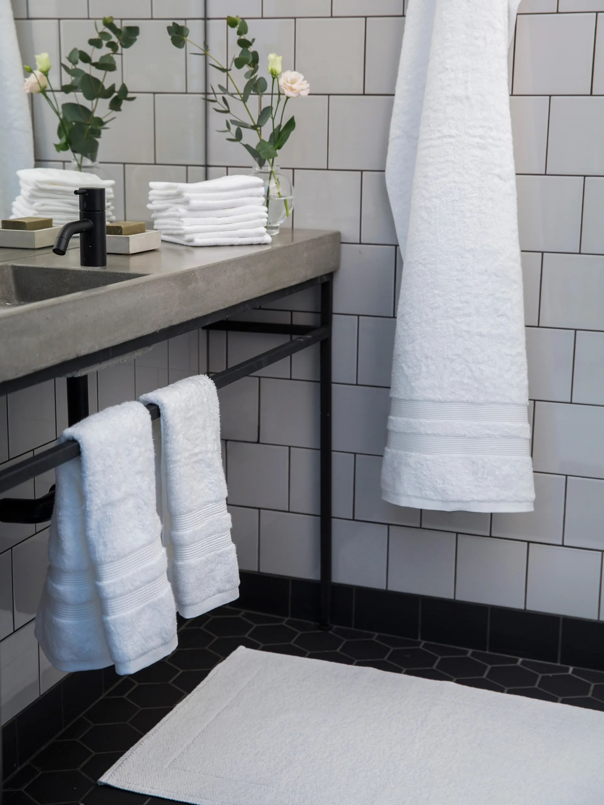 Fontana towel EKO, Λευκό, 50x70 εκ Mille Notti