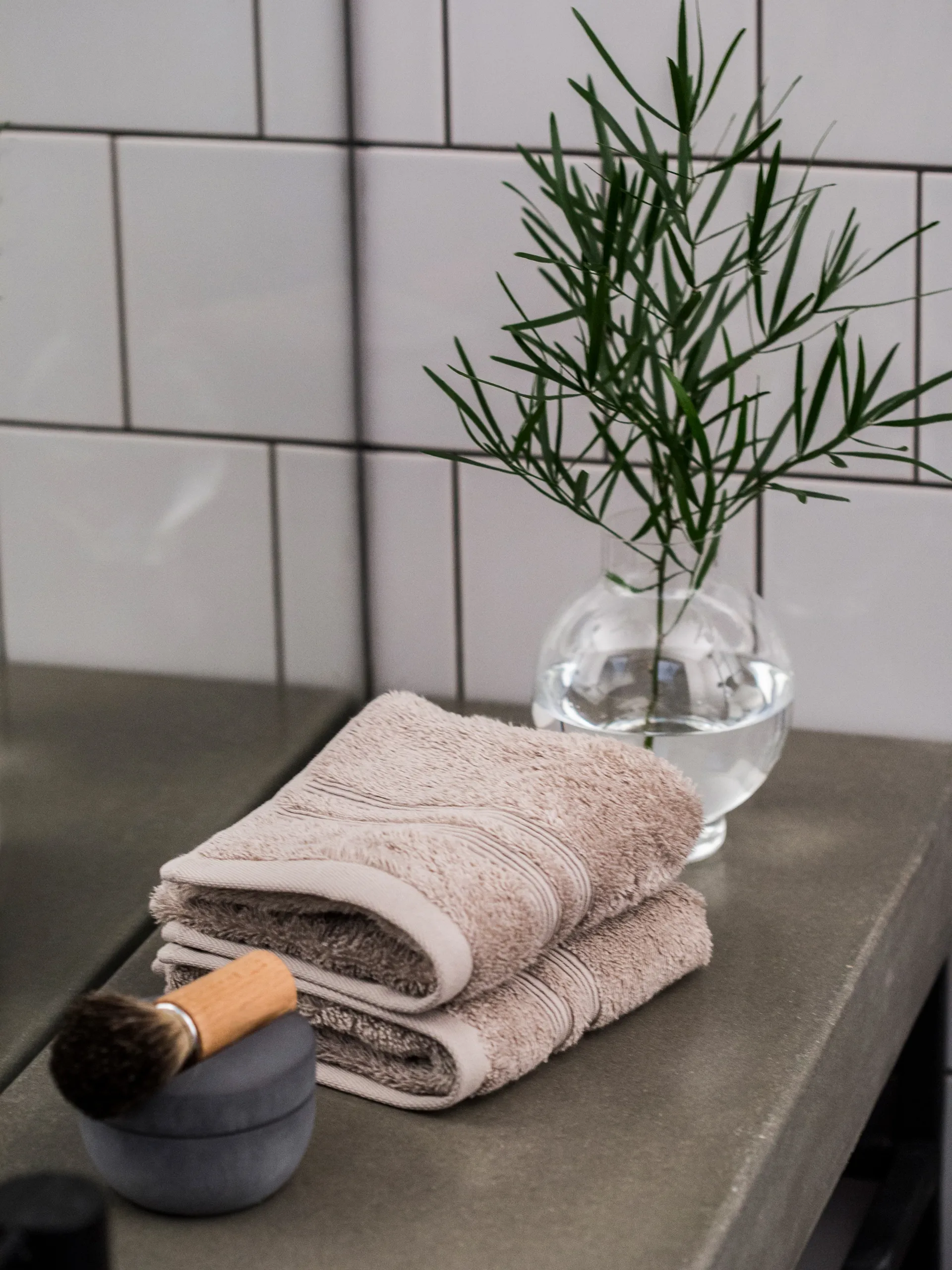 Fontana towel EKO, Light καφέ, 30x50 εκ Mille Notti