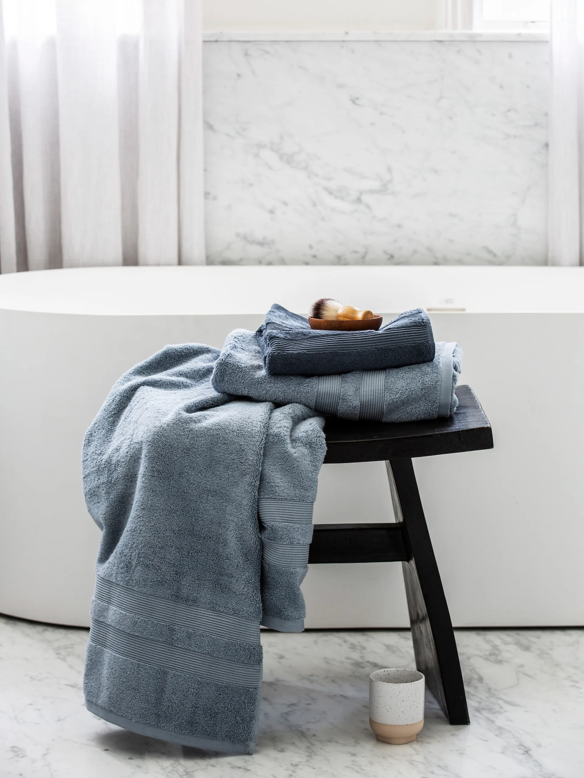 Fontana towel EKO, Light blue, 50x70 εκ Mille Notti