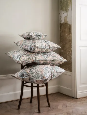 Μαξιλαροθήκη Morris & Co. Strawberry Thief  - Πράσινο, 50x90 εκ - Mille Notti