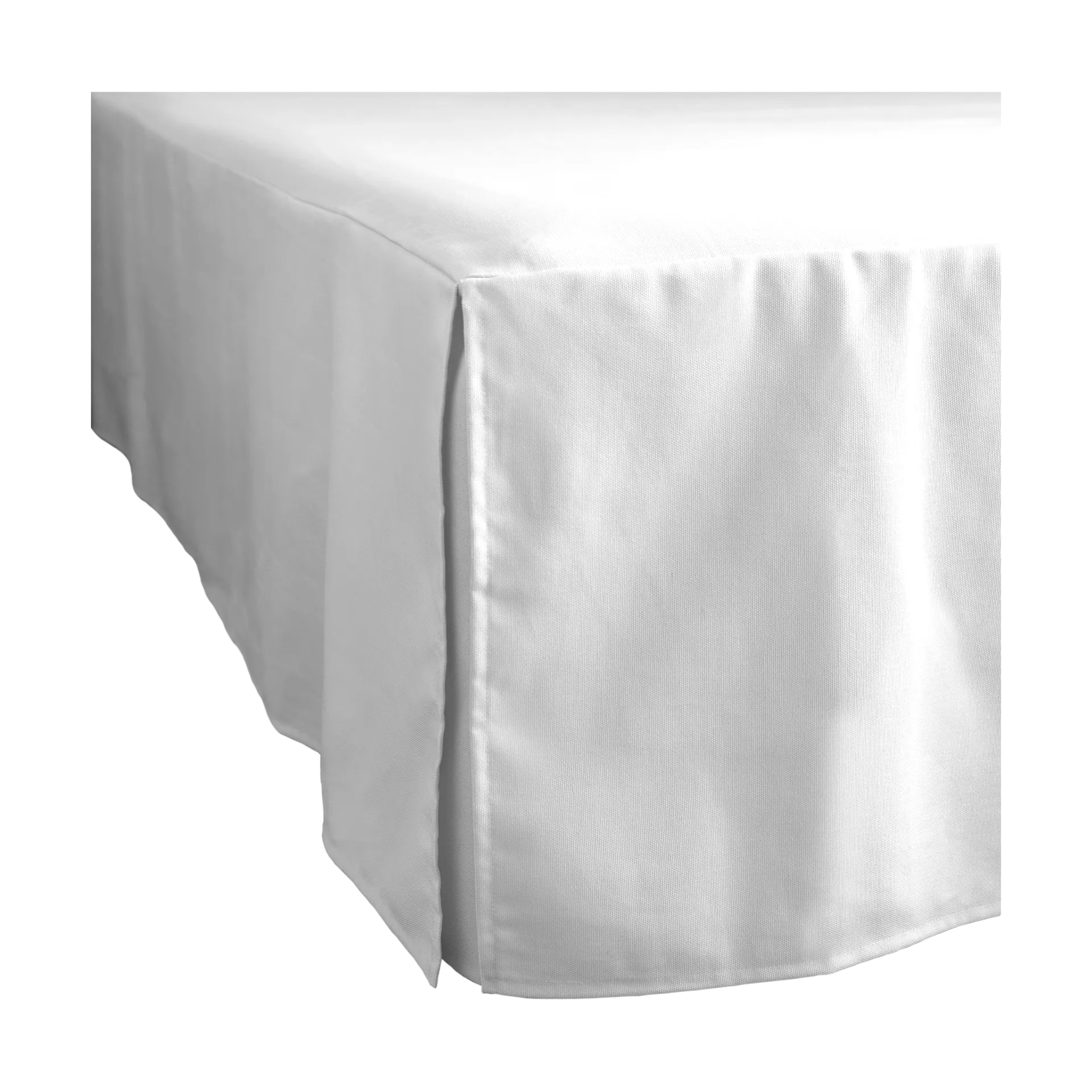 Napoli bed skirt, Λευκό, 160x220x52 εκ Mille Notti