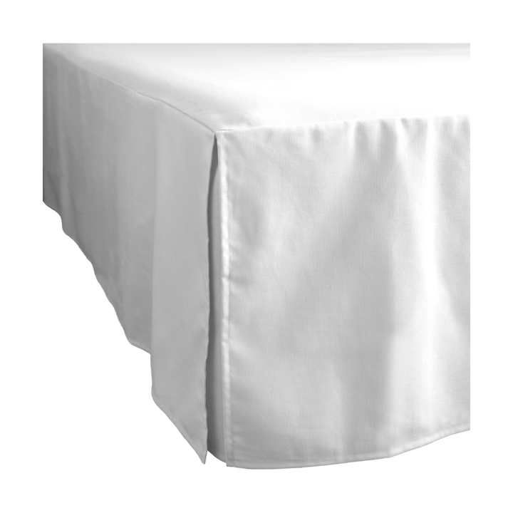 Napoli bed skirt - Λευκό, 90x220x52 εκ - Mille Notti