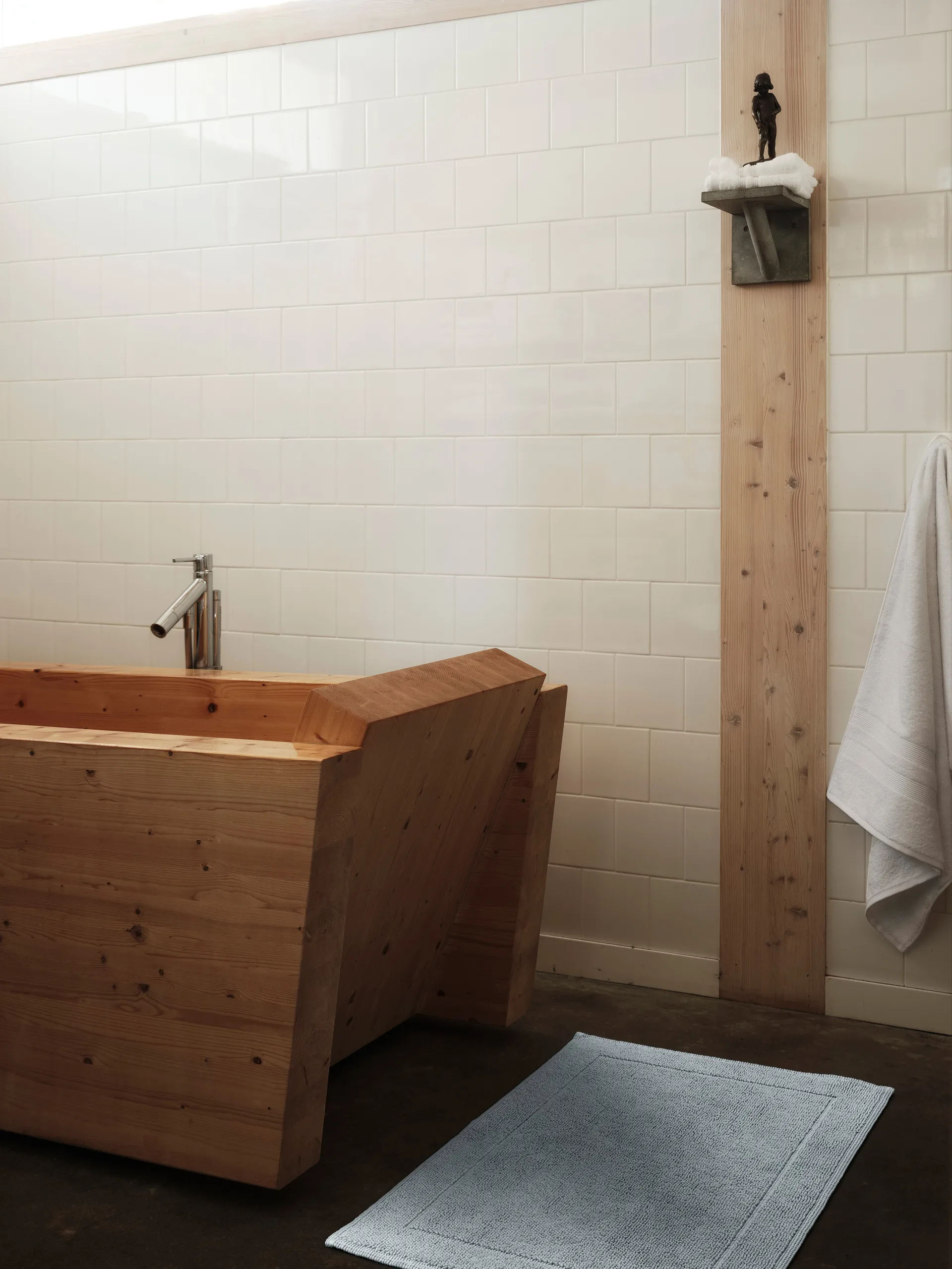 Portofino bathroomΧαλί, , Γαλάζιο του πάγου, 60x90 εκ Mille Notti