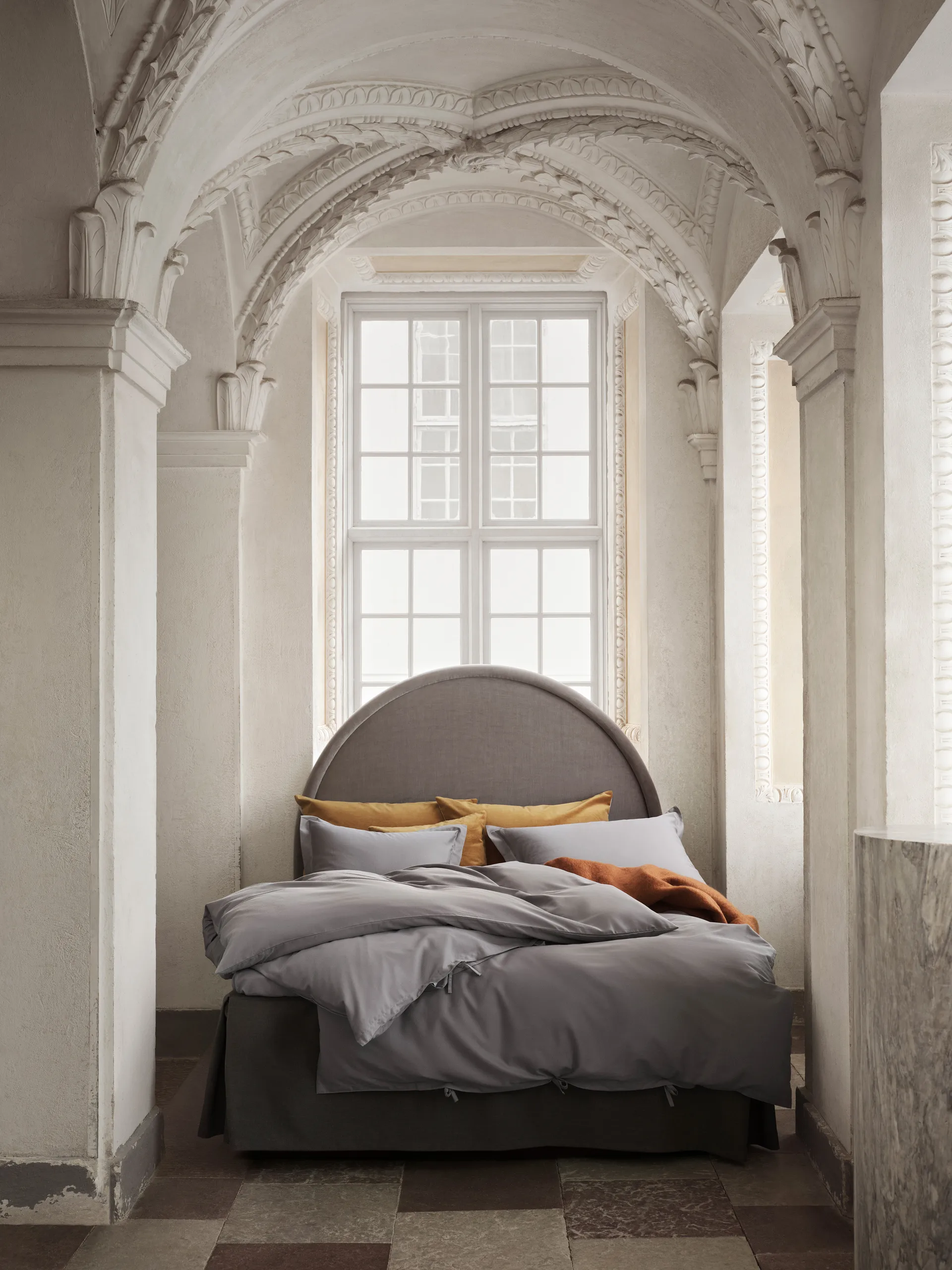 Satina Παπλωματοθήκη,, Γκρι, 150x210 εκ Mille Notti