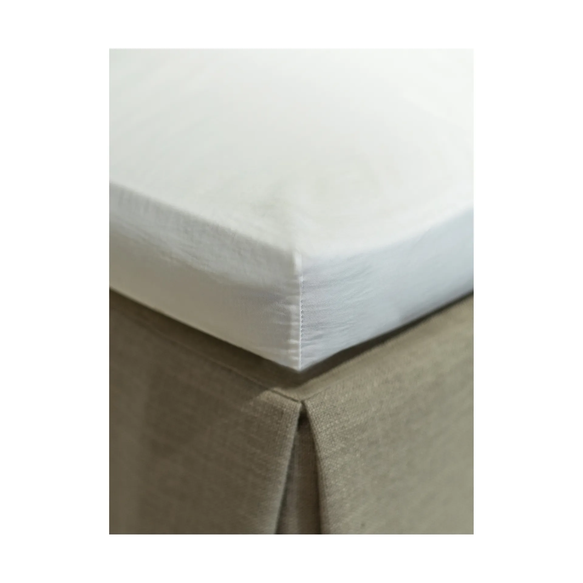 Satina fitted sheets EKO, Λευκό, 160x200 εκ Mille Notti