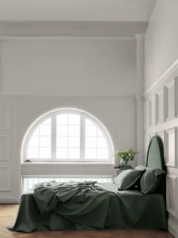 Satina plain μαξιλαροθήκη - Πράσινο, 50x60 εκ. - Mille Notti