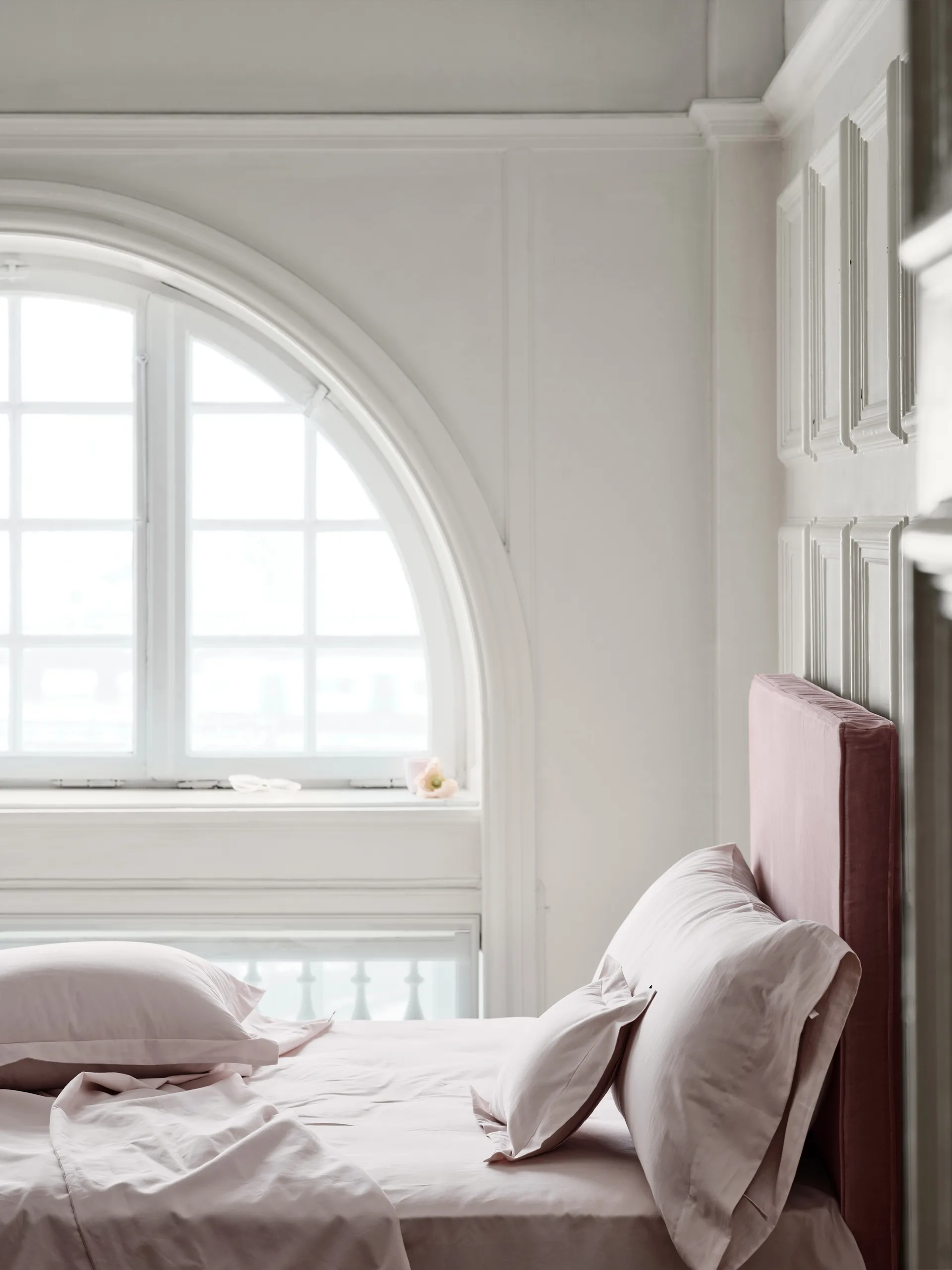 Satina plain μαξιλαροθήκη, Ροζ, 50x90 εκ. Mille Notti