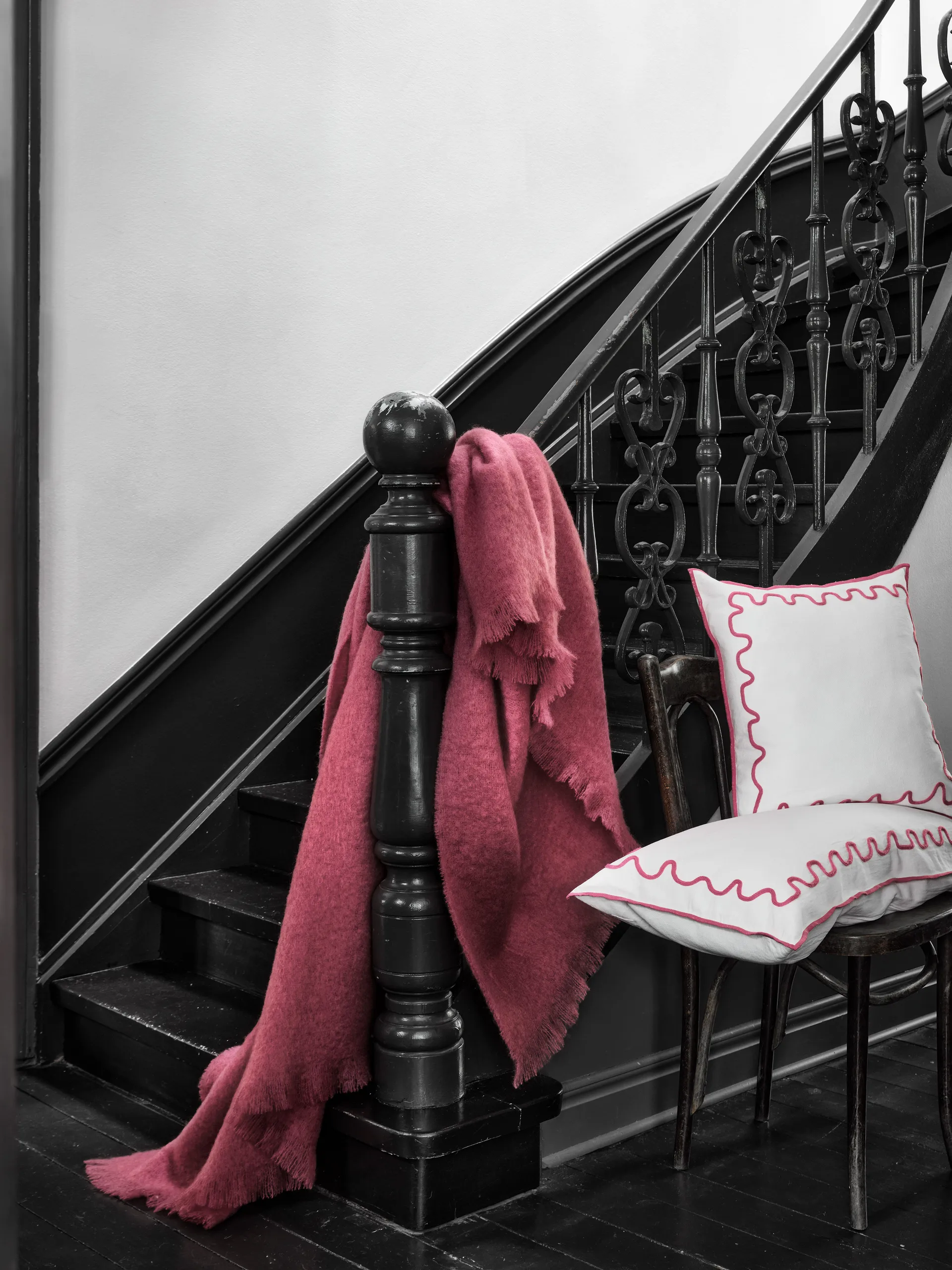 Κουβέρτα Senzo 140x200 εκατοστά, Ροζ Mille Notti