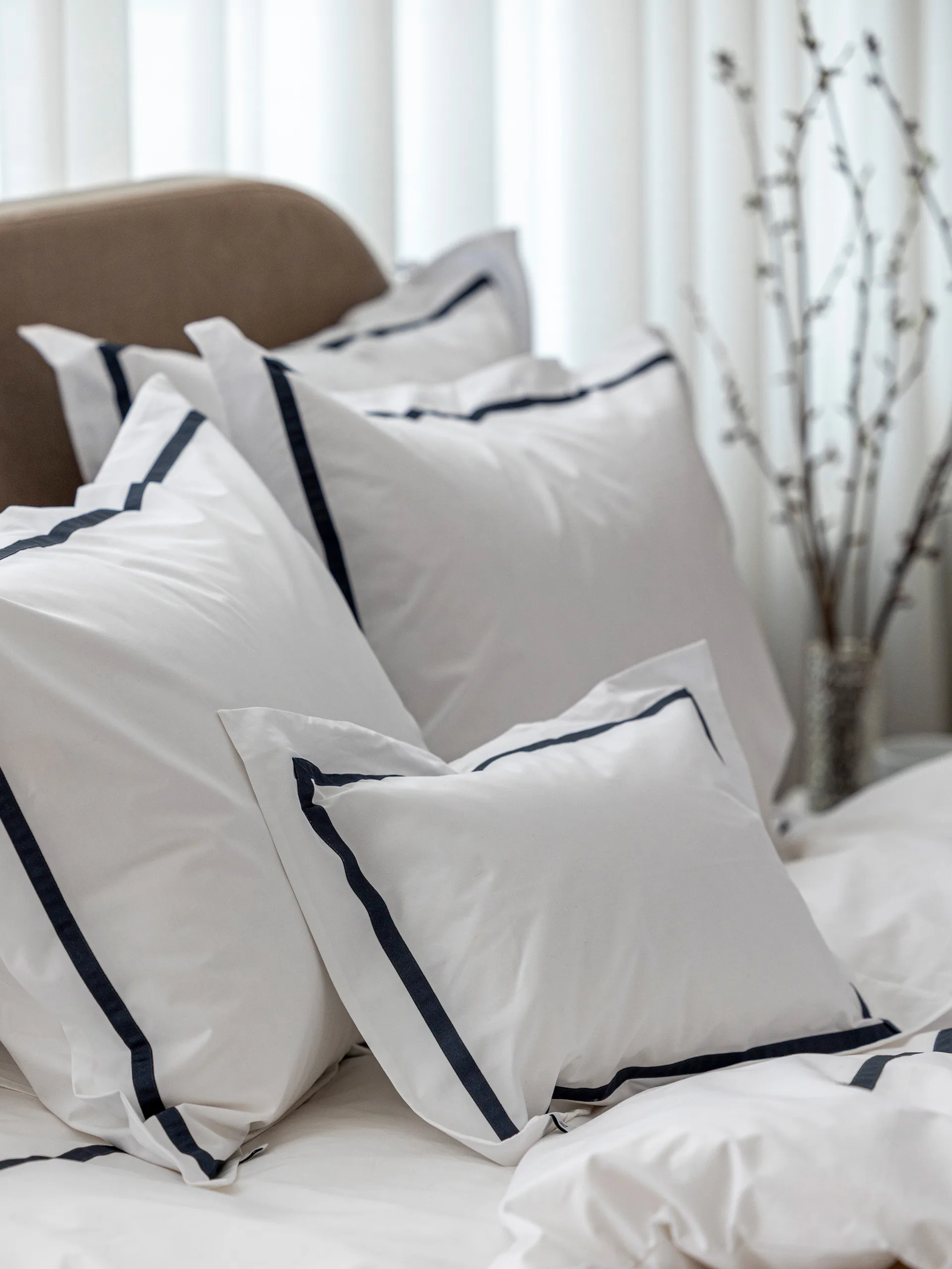 Singolo Μαξιλαροθήκη, EKO, Σκούρο γκρι, 50x60 εκ Mille Notti