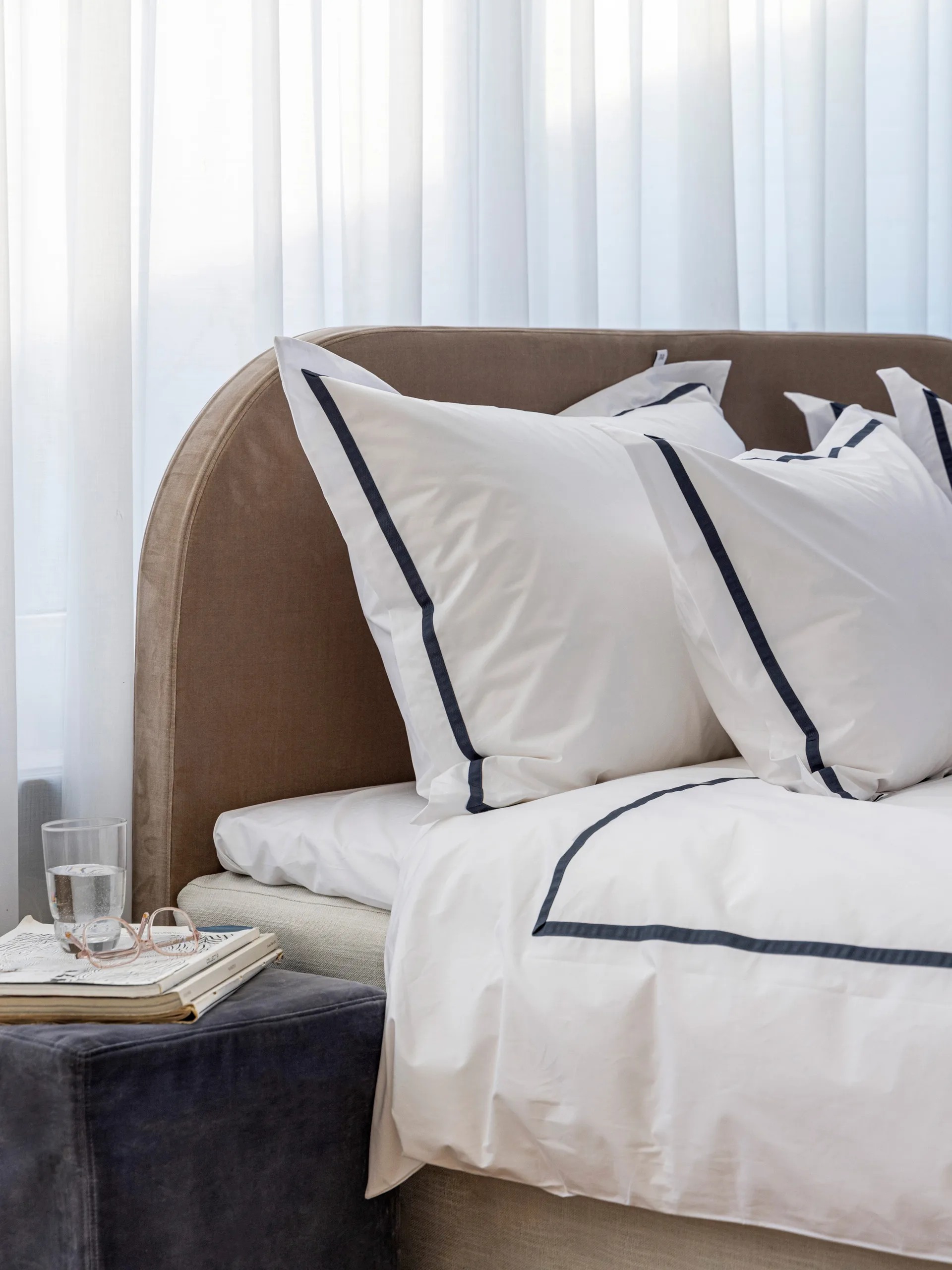 Singolo Μαξιλαροθήκη, EKO, Σκούρο γκρι, 50x60 εκ Mille Notti