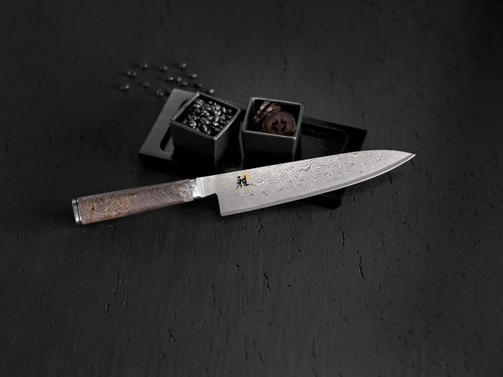 Black 5000MCD 67 μαχαίρι σεφ gyutoh 24 εκ., Damaskus-μαύρος σφένδαμνος Miyabi