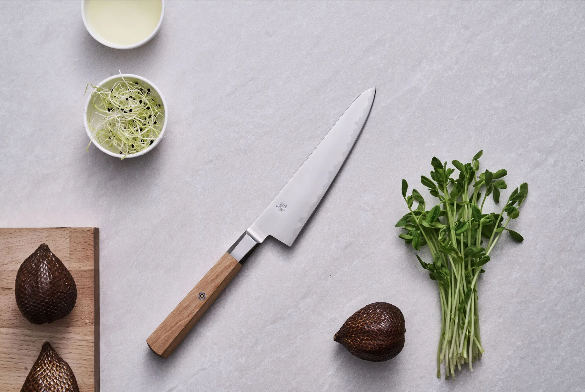 Koya 4000FC Shotoh πολυχρηστικό μαχαίρι 14 εκ., Pakkawood Miyabi