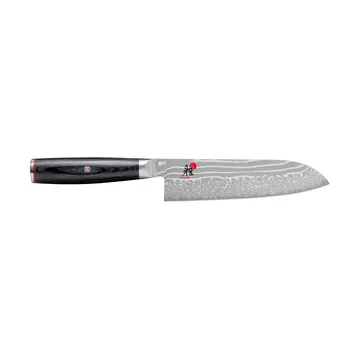 Raw 5000FCD santoku 18 εκ. - Damaskus-μαύρο - Miyabi
