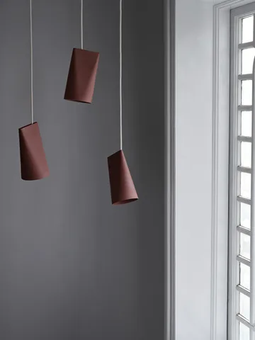 Κεραμικό φωτιστικό οροφής 11.2x22 εκ. - Terra Cotta, Ξύλο - MOEBE