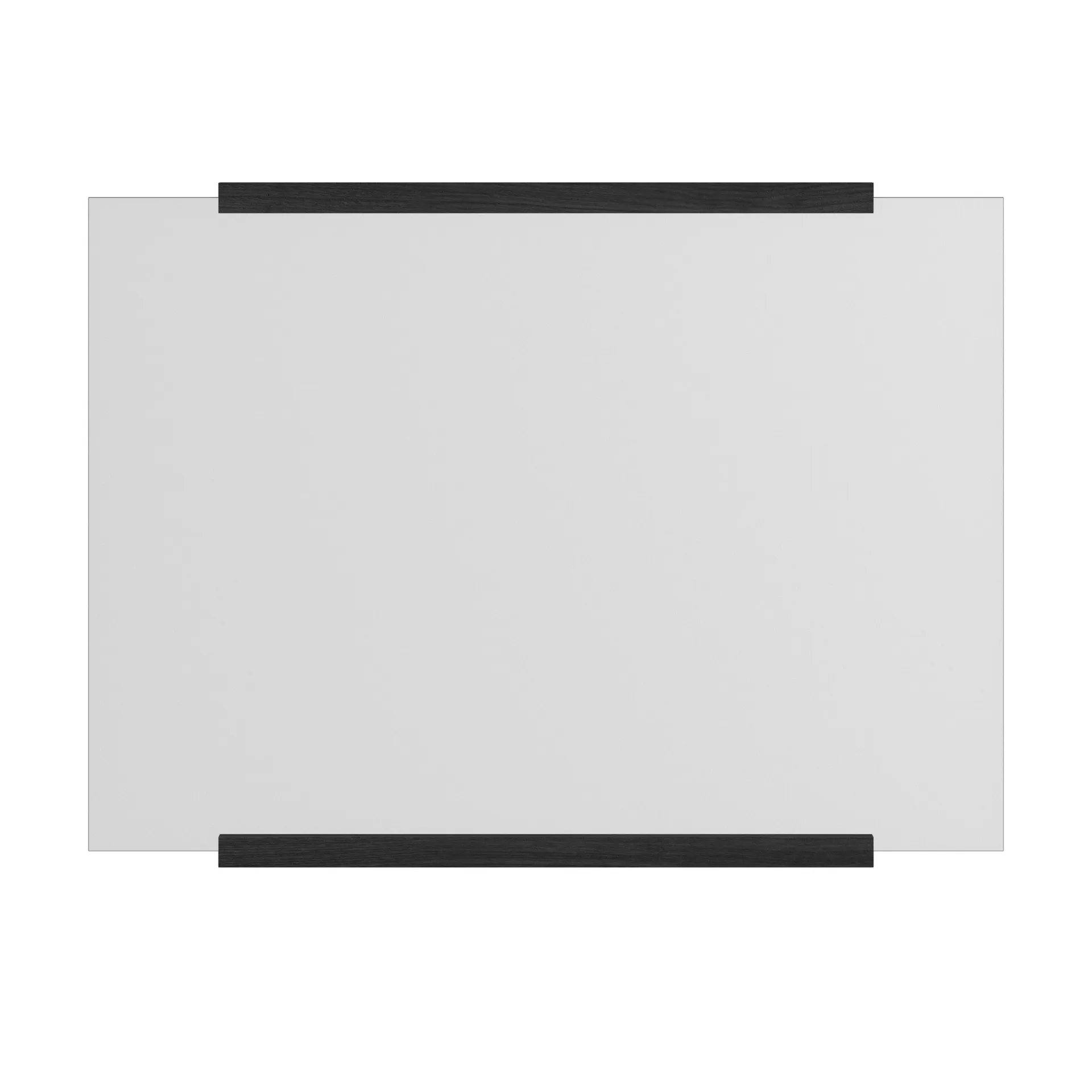 Ορθογώνιος καθρέφτης τοίχου 30x40 εκ, Μαύρο MOEBE