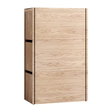 Κουτί αποθήκευσης από δρυ 33x60 εκ. - Wood. black - MOEBE