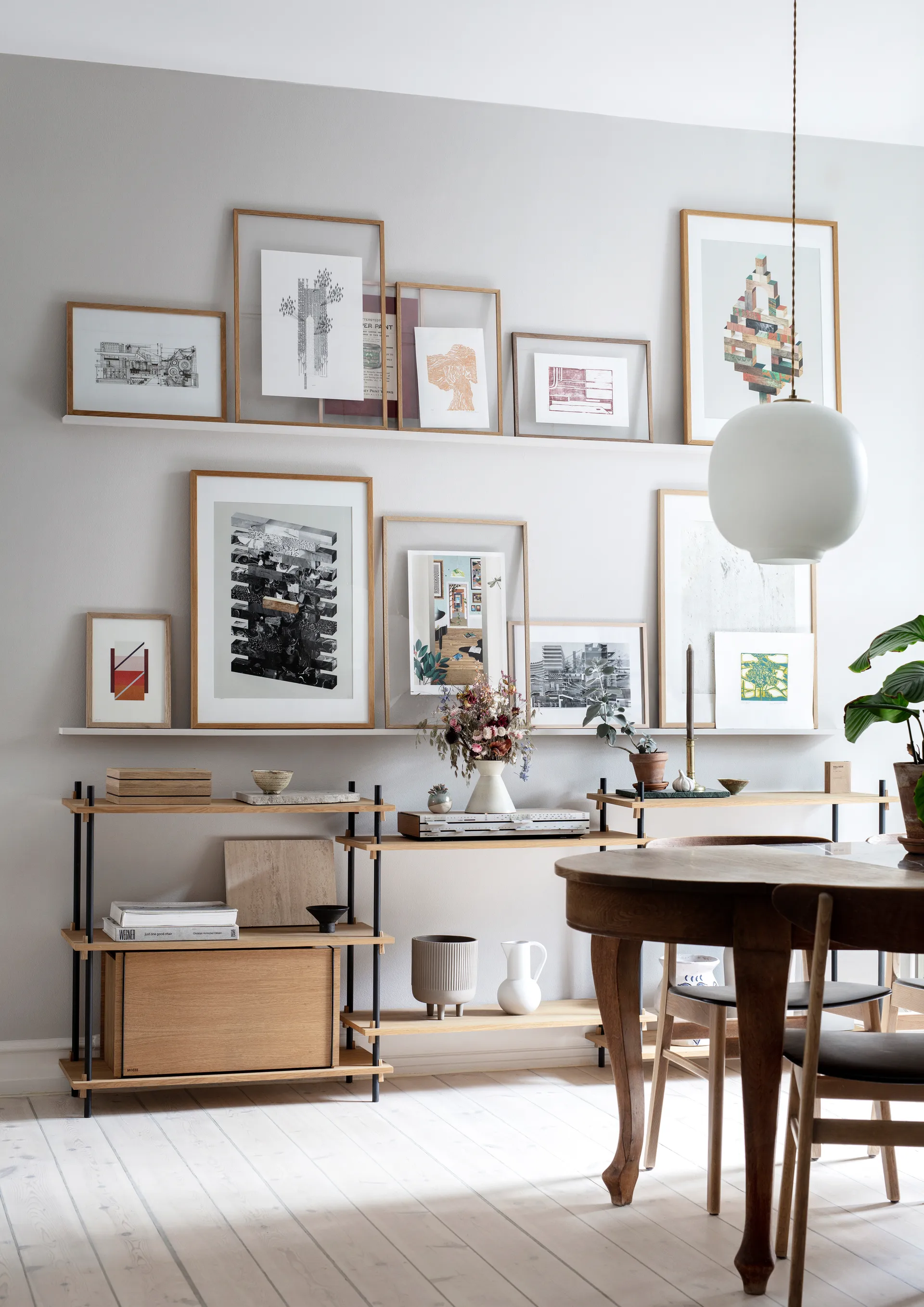 Κουτί αποθήκευσης από δρυ 33x60 εκ., Wood. black MOEBE