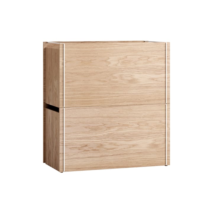 Κουτί αποθήκευσης από δρυ 33x60 εκ., Wood. white MOEBE