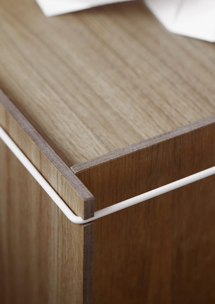 Κουτί αποθήκευσης από δρυ 33x60 εκ., Wood. white MOEBE