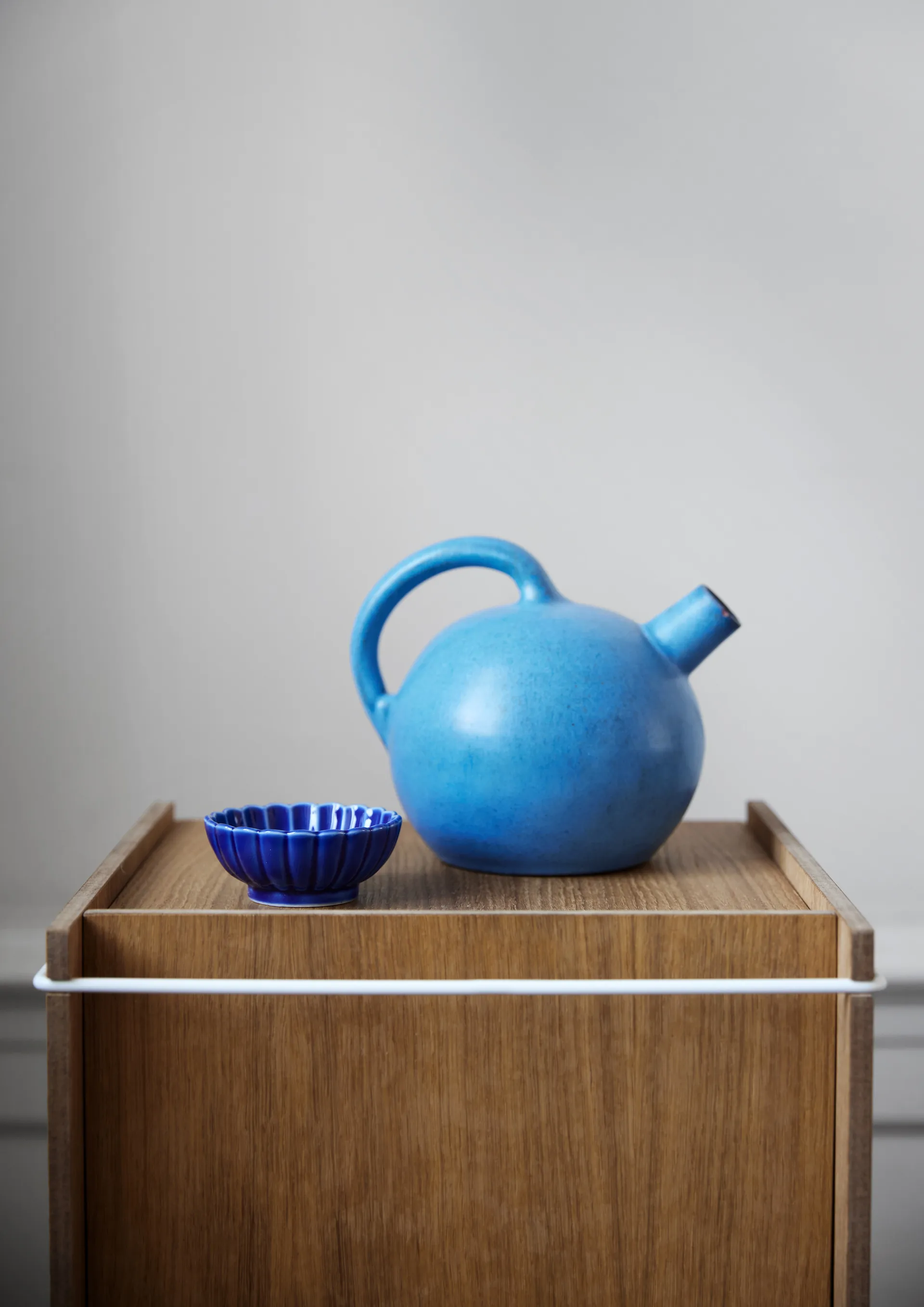 Κουτί αποθήκευσης από δρυ 33x60 εκ., Wood. white MOEBE