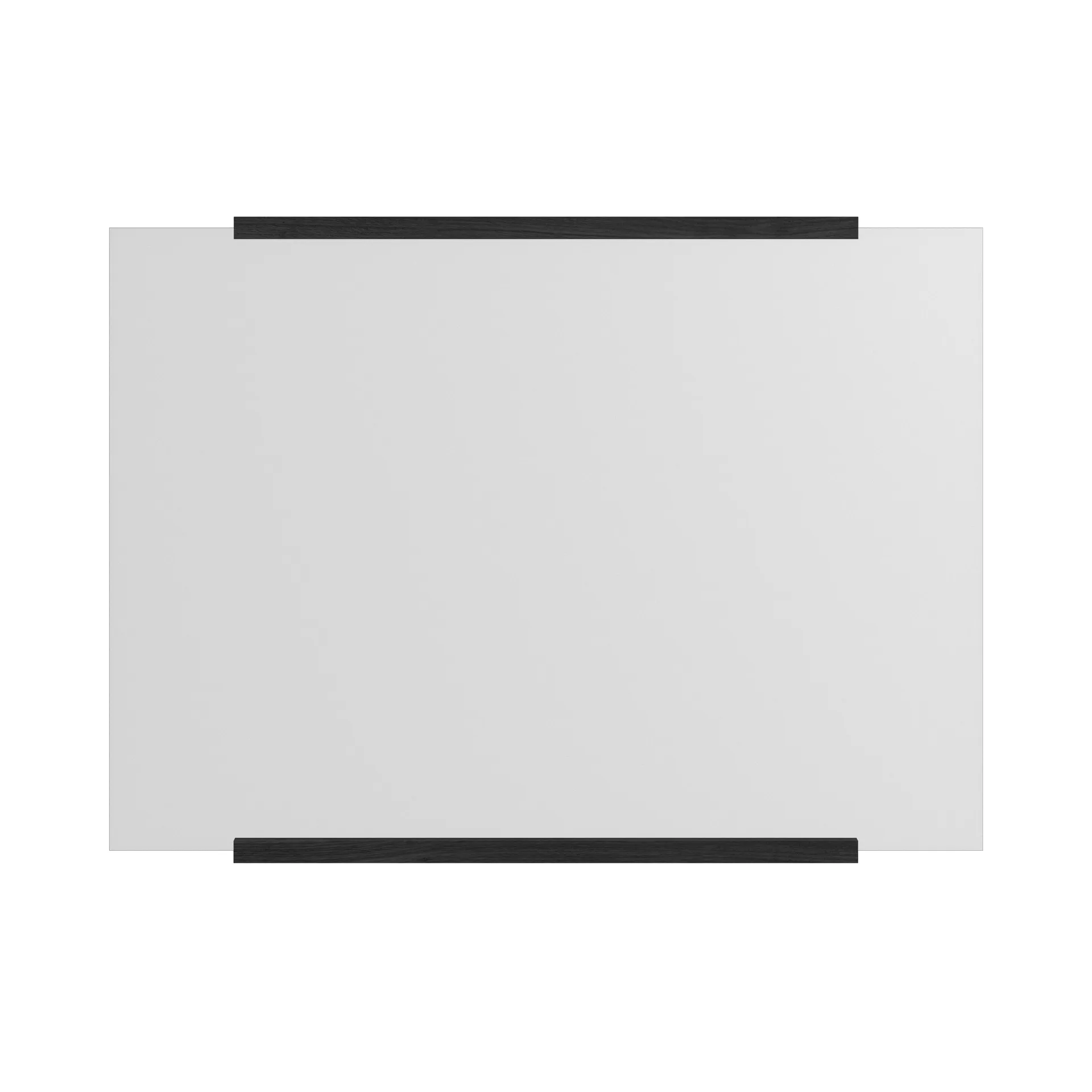 Ορθογώνιος καθρέφτης τοίχου 50x70 εκ, Μαύρο MOEBE